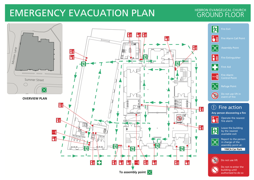 Evacuation Plan downstairs